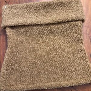 Zara Camel Sherpa Scarf